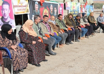Families protest at Sêmalka on 40th day