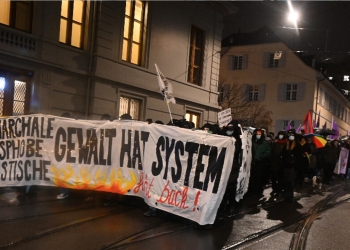 Women take to the streets in Germany and Switzerland in solidarity against violence