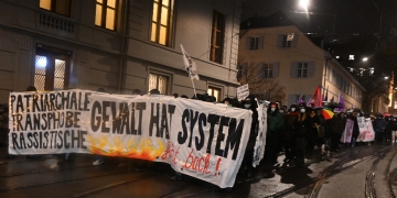Women take to the streets in Germany and Switzerland in solidarity against violence