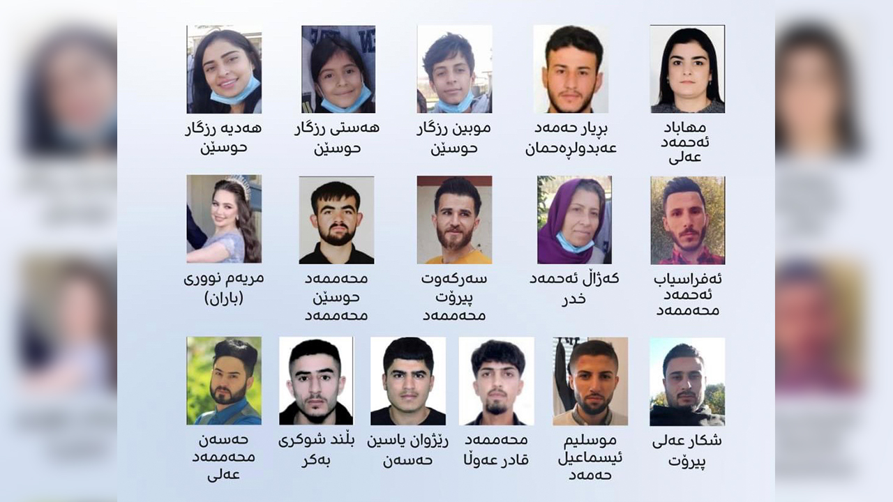 Bodies of 16 Kurdish refugees arrive in Erbil