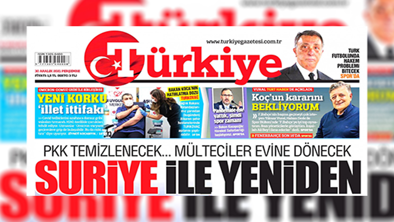 Turkey: Government media signals U-turn in Syrian policy