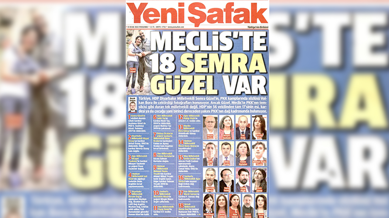 Turkish government media stoke witchhunt against Kurdish MP and HDP