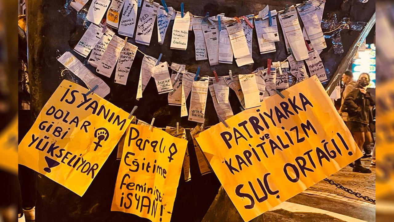 Turkey: Feminists take to the streets on New Years eve: ‘We will not pay the price for the economic crisis”