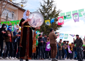 First Newroz Fire in North Lit in Erciş