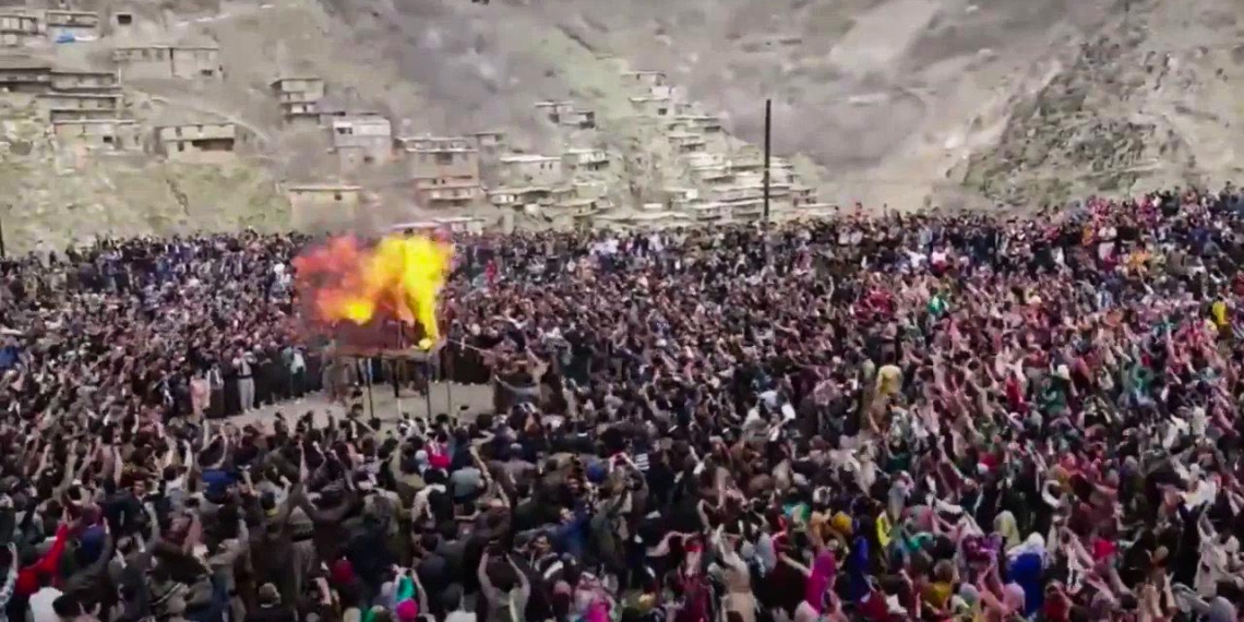 Thousands celebrate Newroz in Iran’s Kurdish-majority city of Hawraman