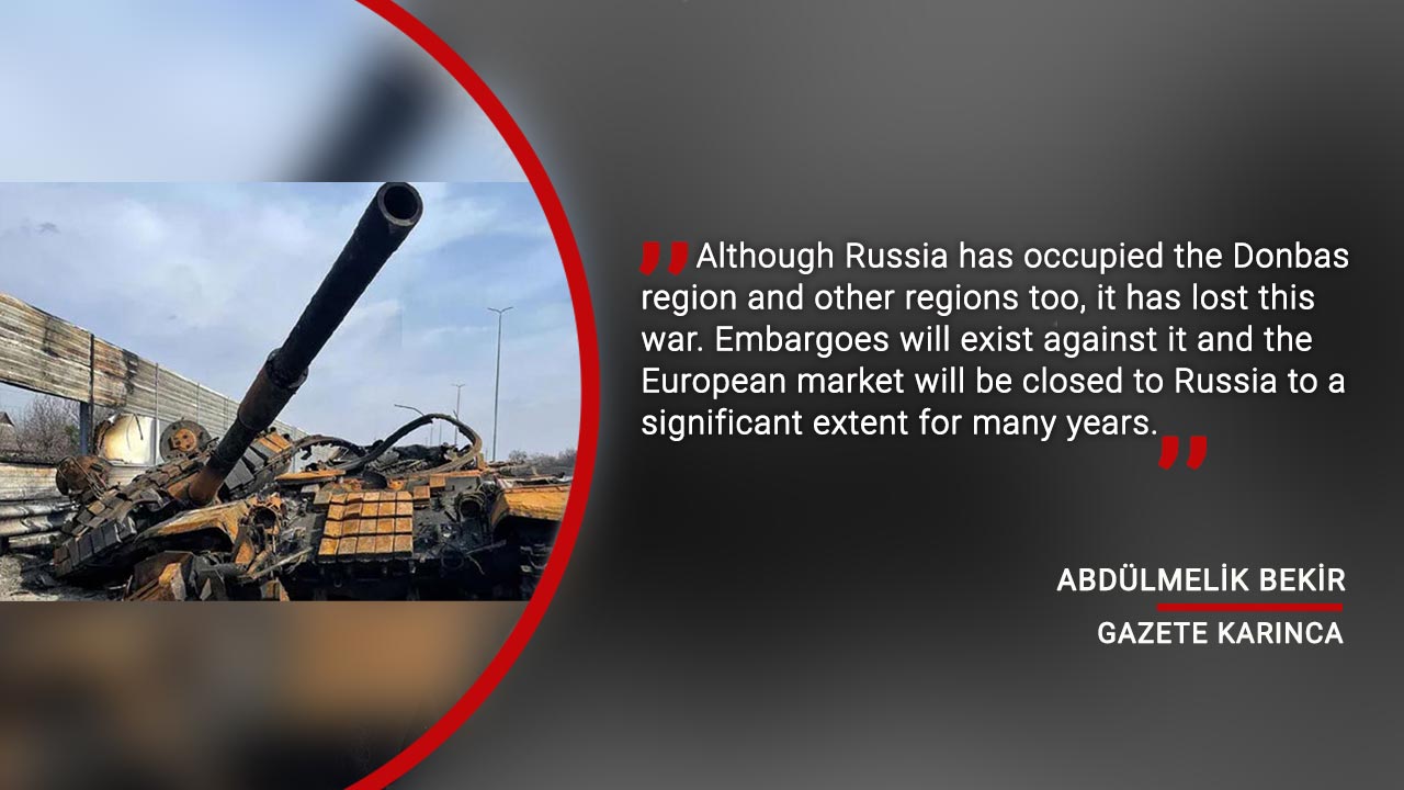 The course and consequences of the war in Ukraine: Russia looking for way out