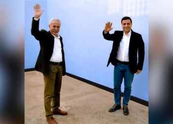 HDP’s Selahattin Demirtaş, Selçuk Mızraklı share new prison photos