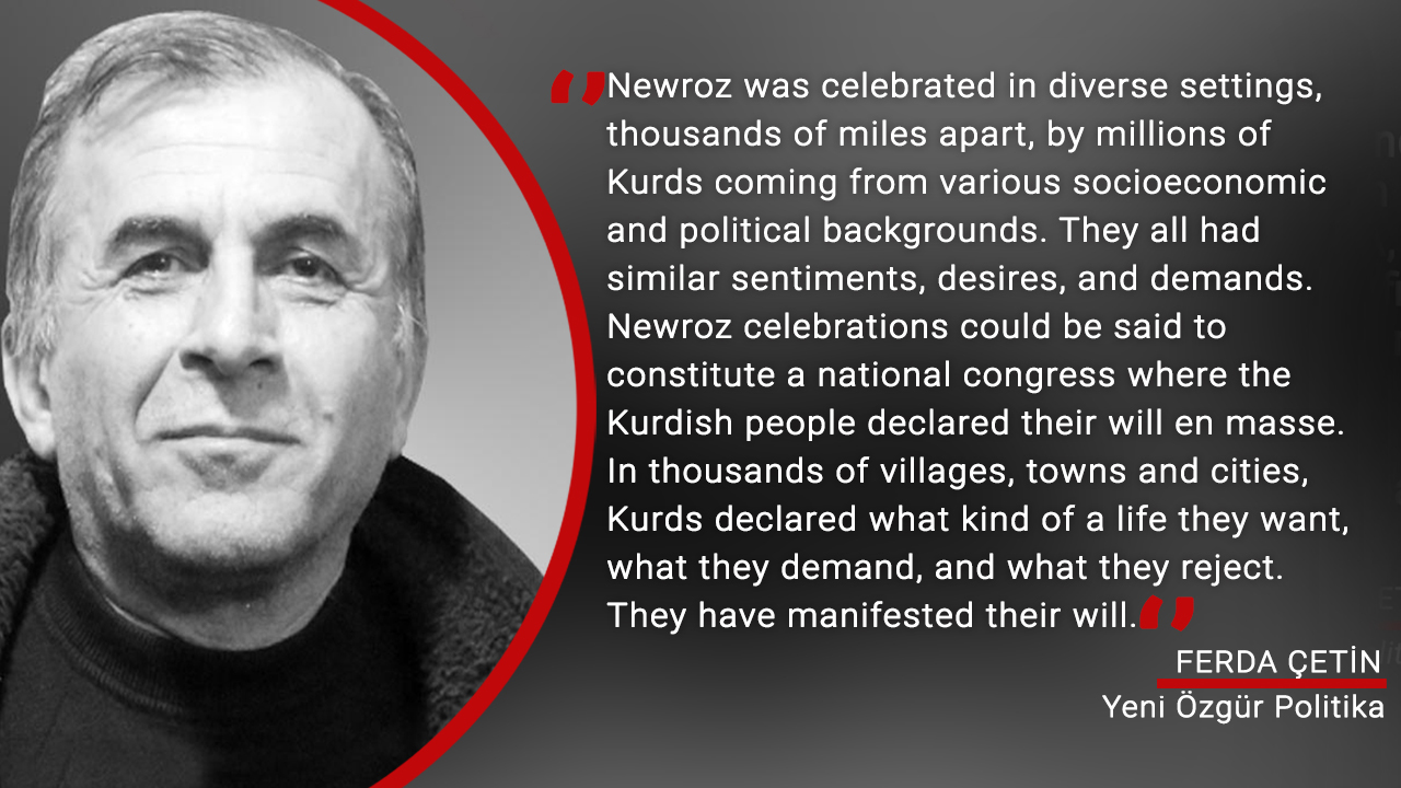 Newroz 2022: millions of Kurds declare their determination to continue the struggle