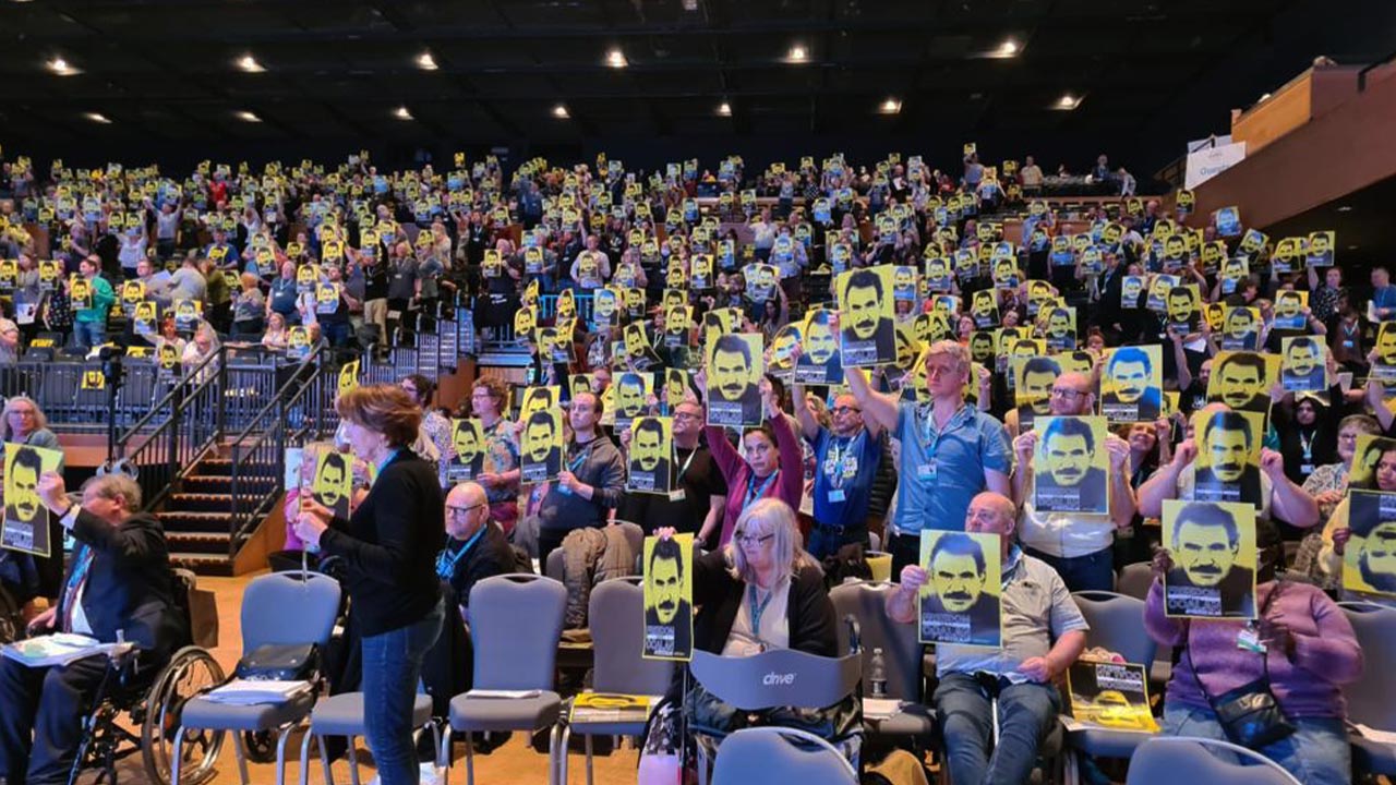 British trade unionists demand freedom for Abdullah Öcalan