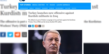 German media outlet report on Turkey’s new military operation in Iraq