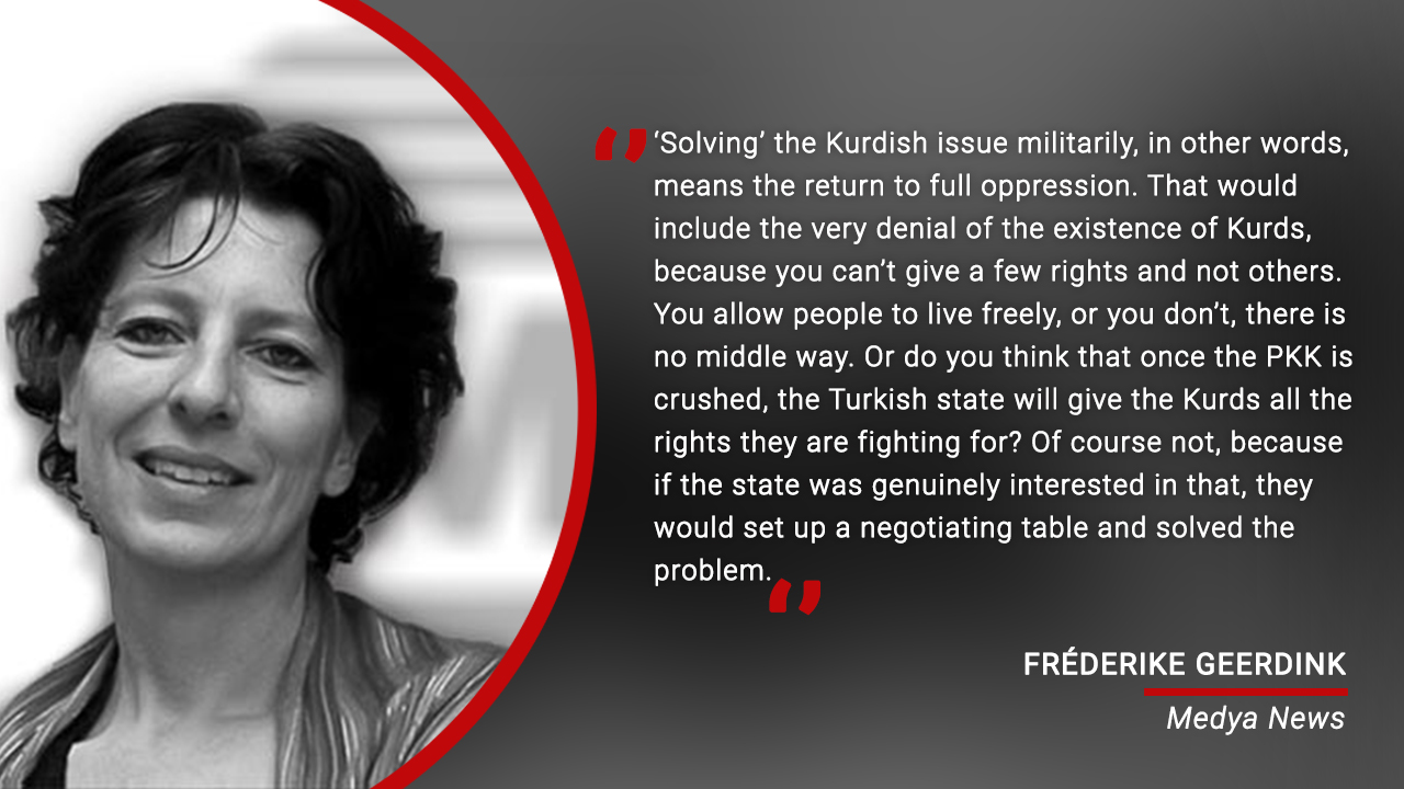 A military solution to the Kurdish issue doesn’t exist