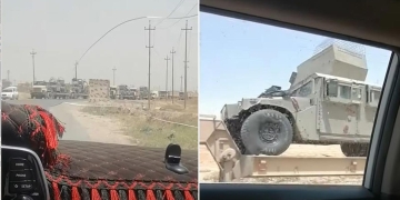 Iraqi artillery, troop reinforcement in Sinjar