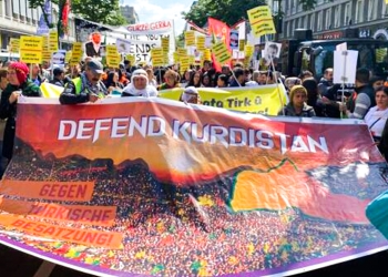 Massive protest in Germany against Turkey’s incursion into KRI