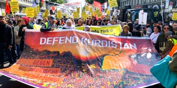 Massive protest in Germany against Turkey’s incursion into KRI