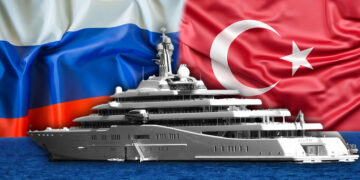 Yacht of second sanctioned Russian billionaire docks in Turkish bay