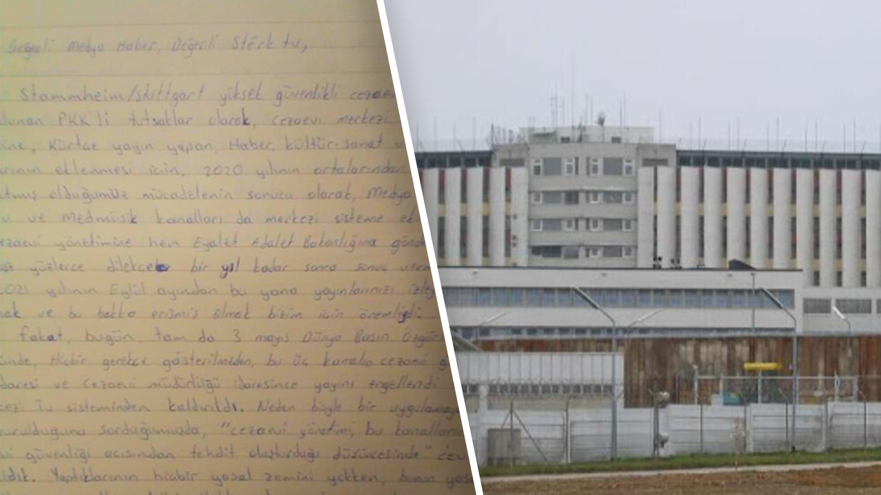 Letter from prison: Kurdish TV denied to Kurdish political prisoners in Germany