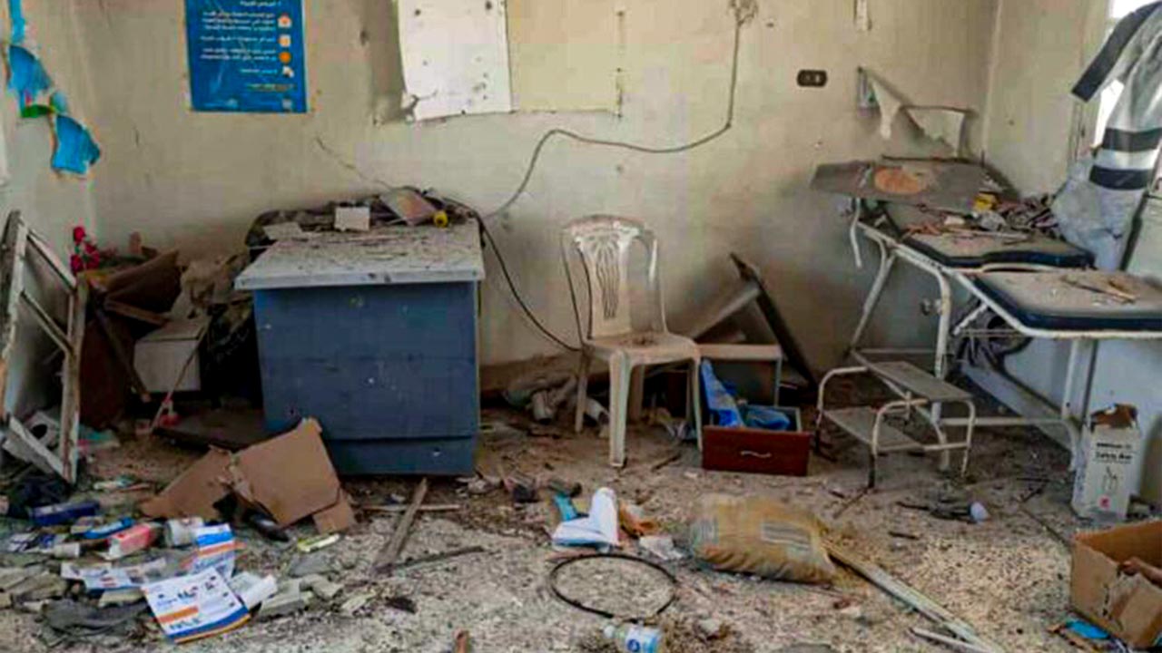 Turkish drone targets medical facility in Aleppo