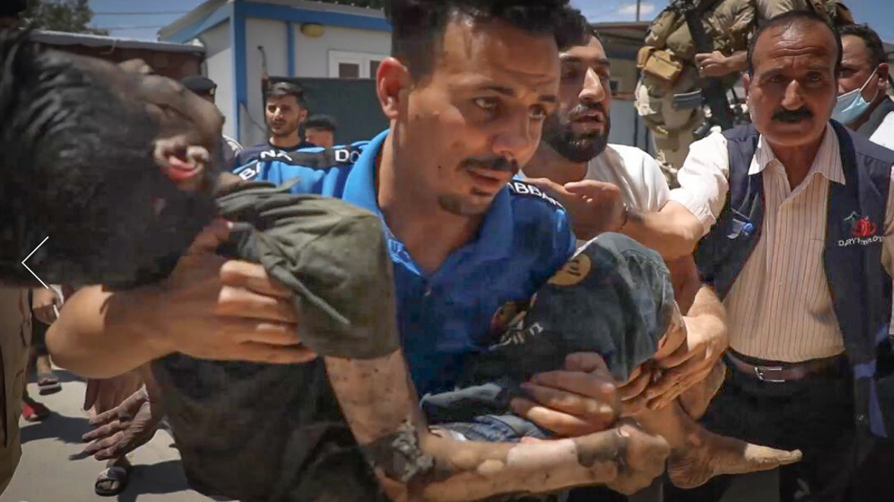 Child dies in father’s shop after Turkish missiles hit assembly in Sinjar