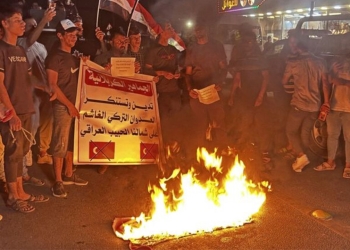 In many of Iraq’s cities people protest against Turkey’s massacre at Zakho