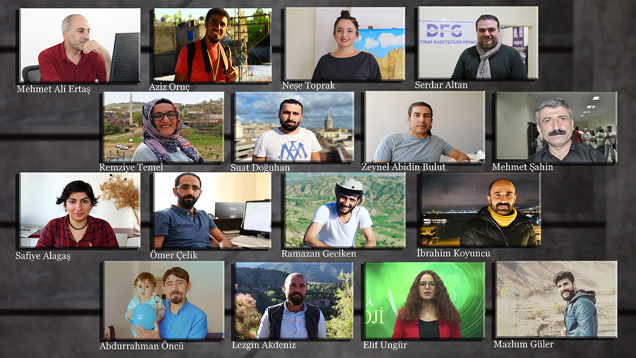 Lawyers cannot access case files as 16 Kurdish journalists remain behind bars