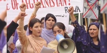 Women in Afghanistan take to the streets saying they have the power of Rojava women