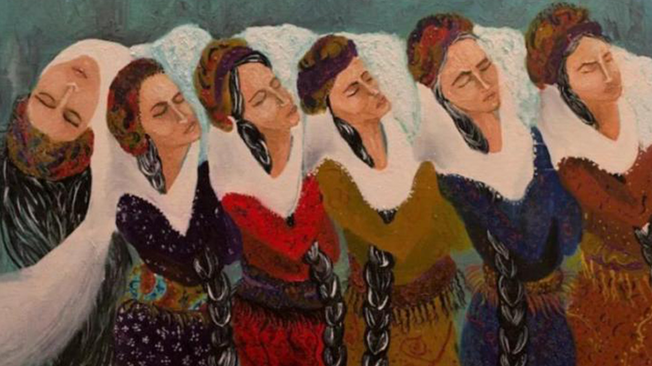 Kurdish women use paintbrushes in fight for equality