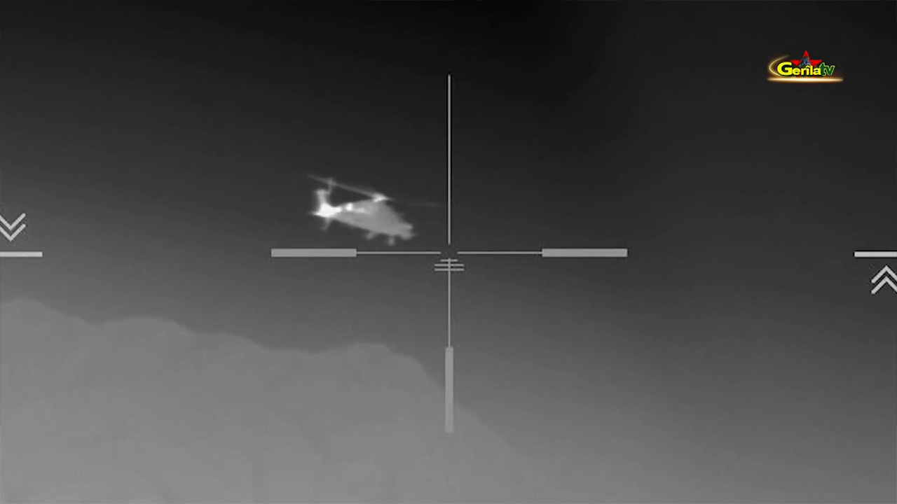 Kurdish fighters claim to have shot down a Turkish military helicopter in northern Iraq