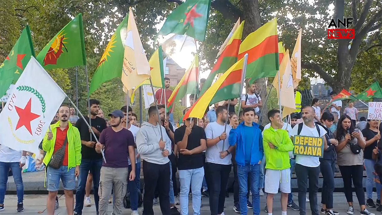 Kurds and international allies protest Turkey’s attacks
