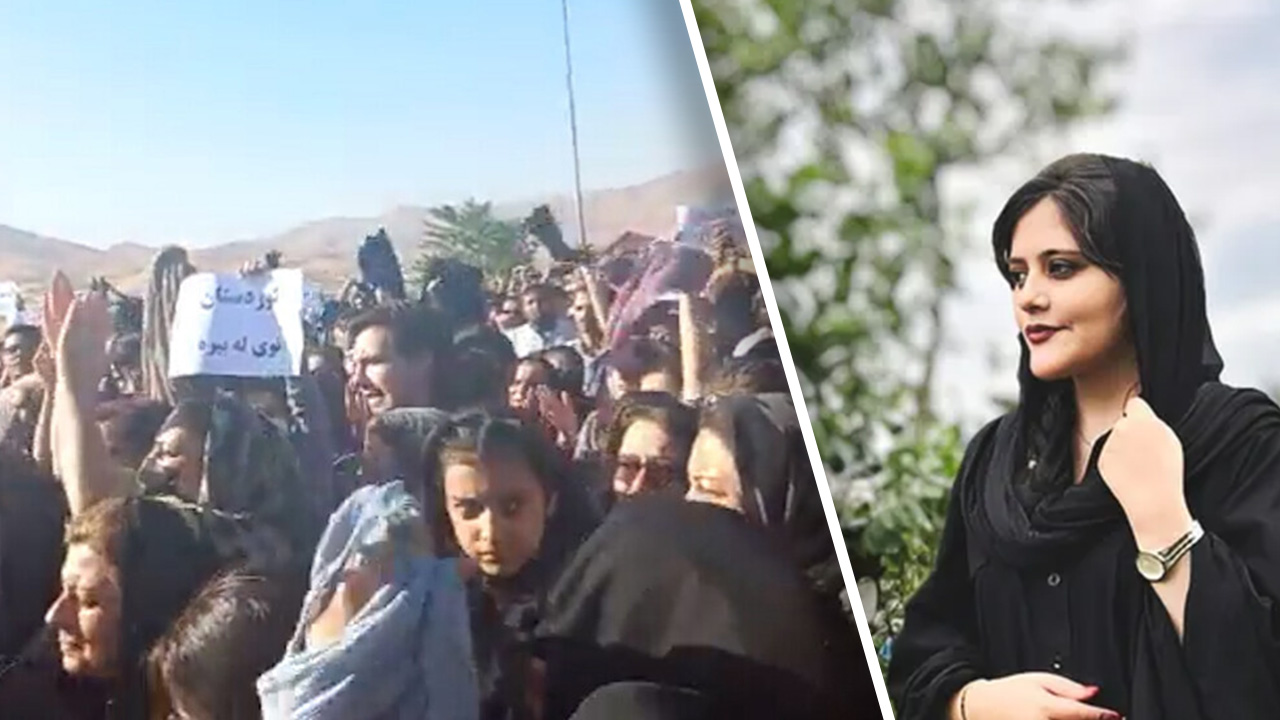 Women in Iran’s Kurdistan take the streets after hijab-related police killing