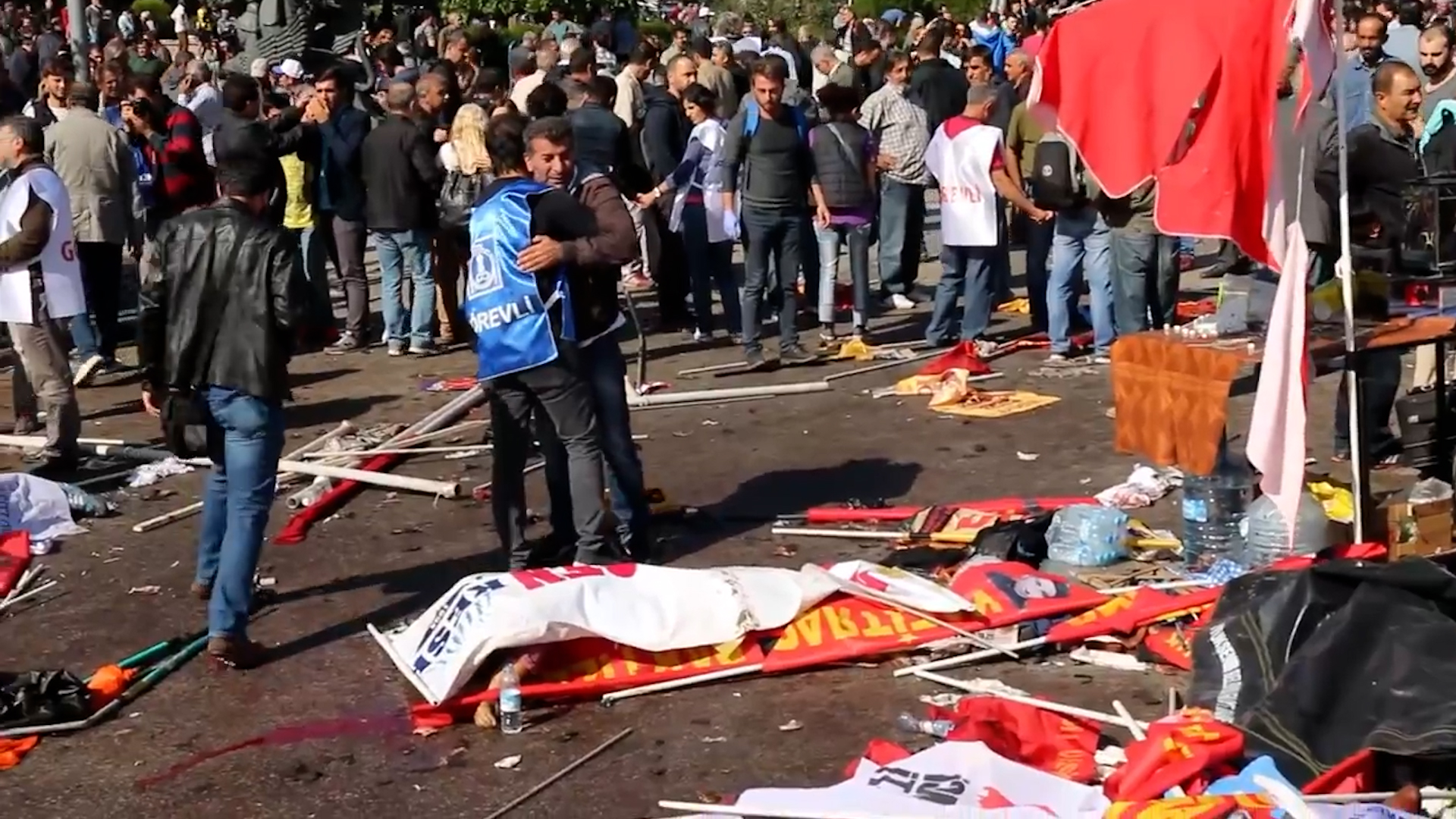 Turkish police shut down Ankara Massacre commemoration