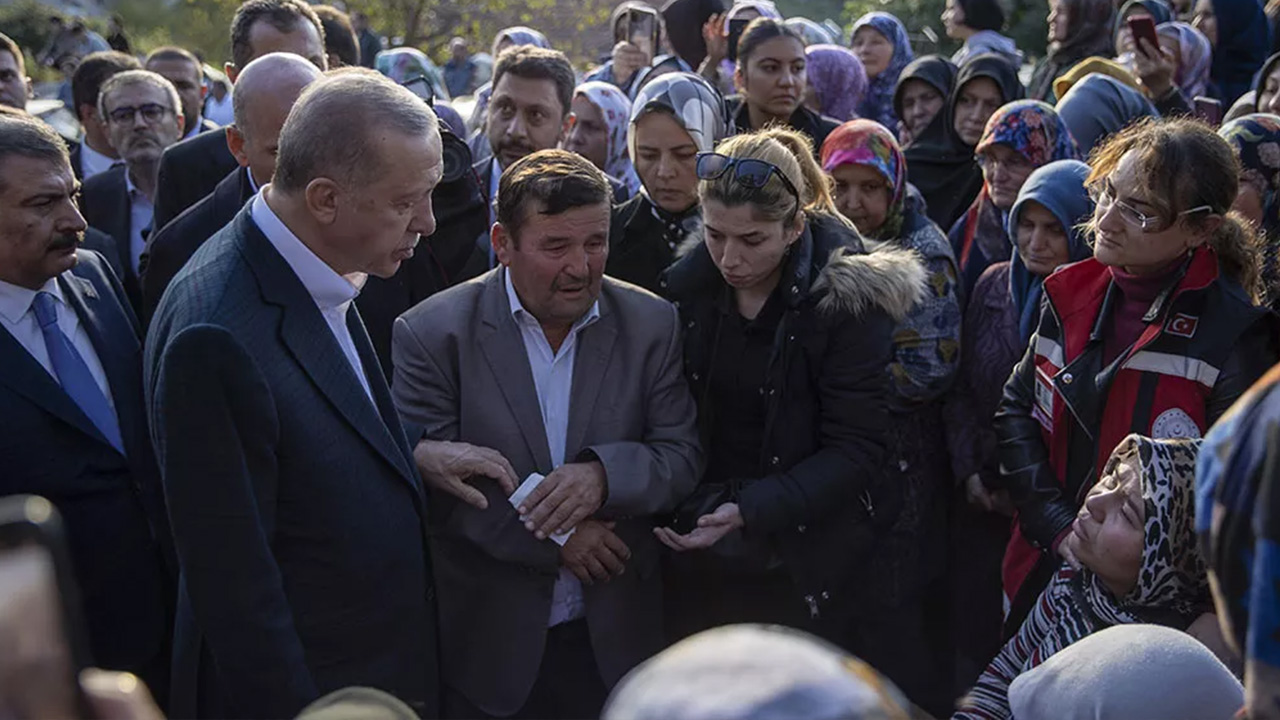 Video of grieving woman talking to Turkish president after mine blast goes viral