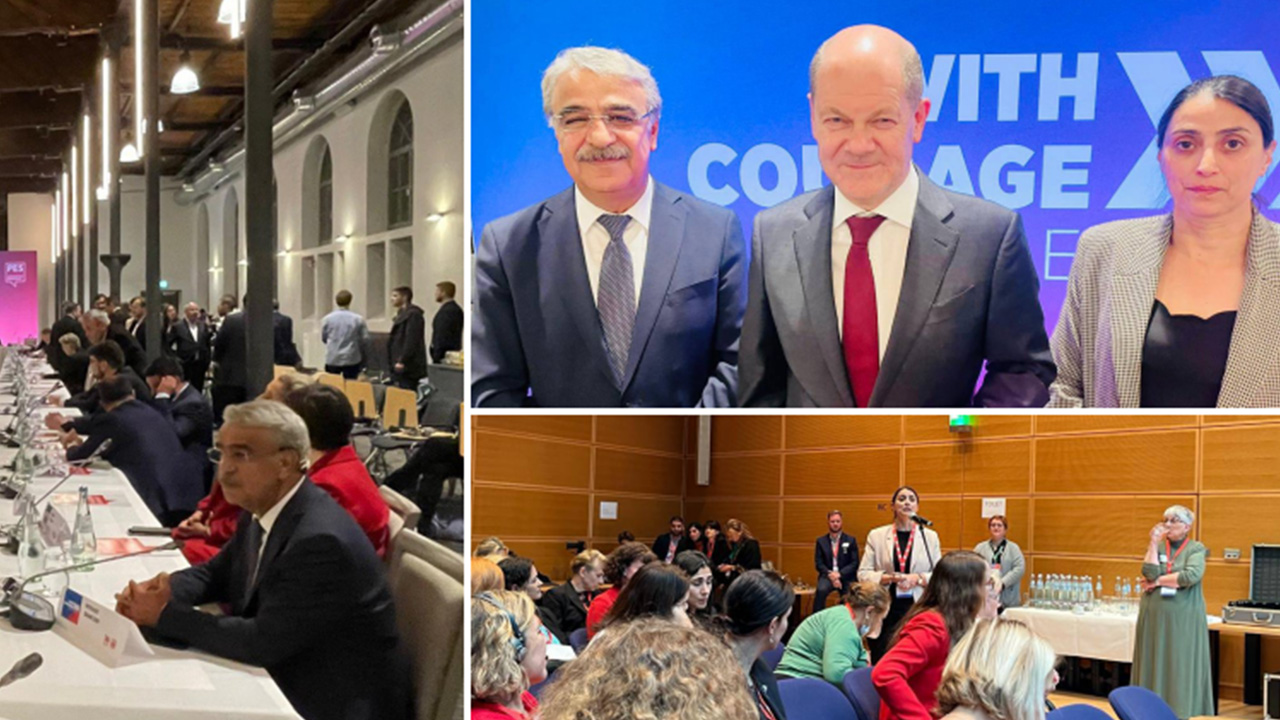 HDP co-chair attends Party of European Socialists’ meeting in Berlin