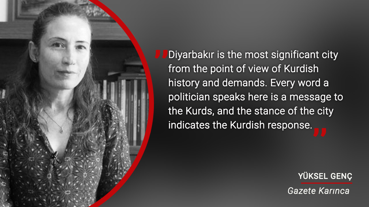 Why did Erdoğan visit Diyarbakır?
