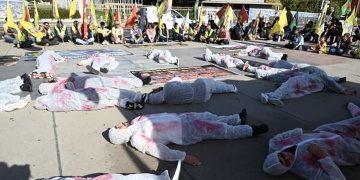 Kurds protest United Nations’ silence against Turkey’s alleged chemical weapons use