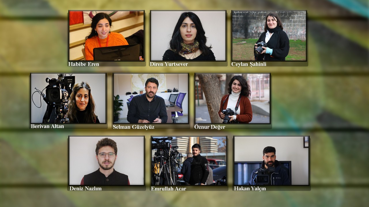 Turkey sends nine more Kurdish journalists to prison charging “PKK membership”