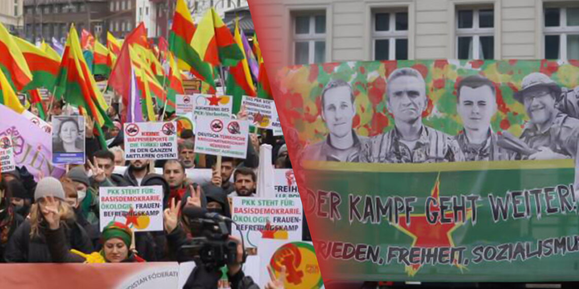 Mass protest in Germany calling for removal of PKK from terror listing