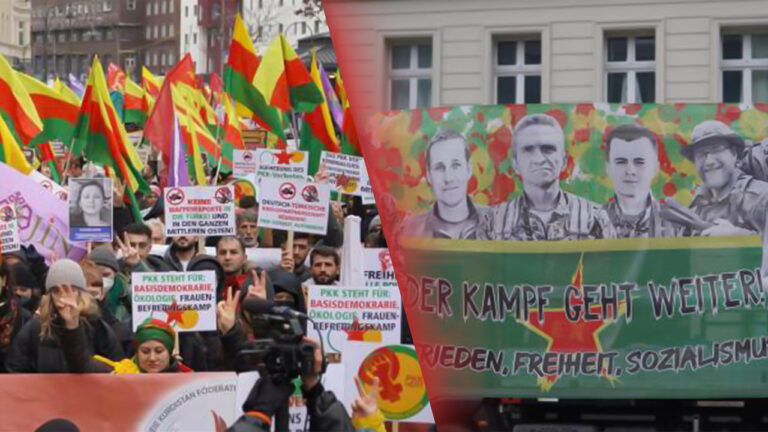 Mass protest in Germany calling for removal of PKK from terror listing