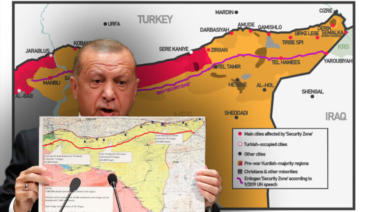 Turkish president admitted in 2019 that Turkey’s aim is to take control of NE Syria