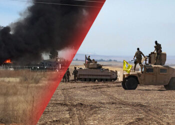 US-led coalition forces conduct joint exercises with Syrian Kurdish forces amid Turkish air raids