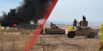 US-led coalition forces conduct joint exercises with Syrian Kurdish forces amid Turkish air raids