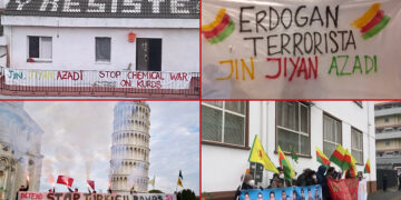 Global protests against Turkey’s cross-border attacks on Kurdish groups