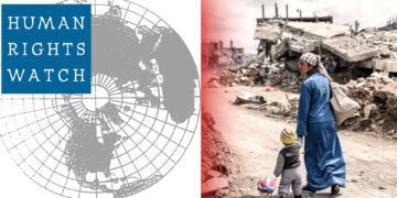 Turkish air strikes displace families in northeast Syria: HRW report