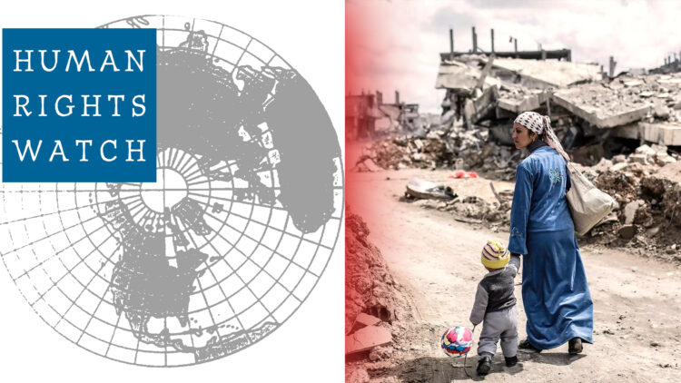 Turkish air strikes displace families in northeast Syria: HRW report