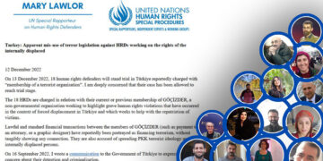 UN rapporteur calls for immediate acquittal of arrested rights defenders in Turkey