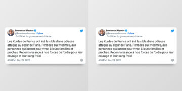 French president condemns “heinous attack” against Kurds