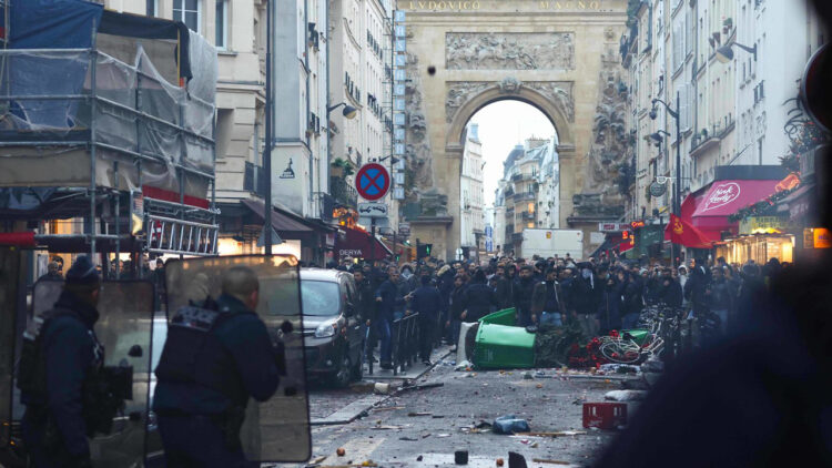 Saturday unrest in Kurdish protests may have started after acts of provocation, says Paris police chief