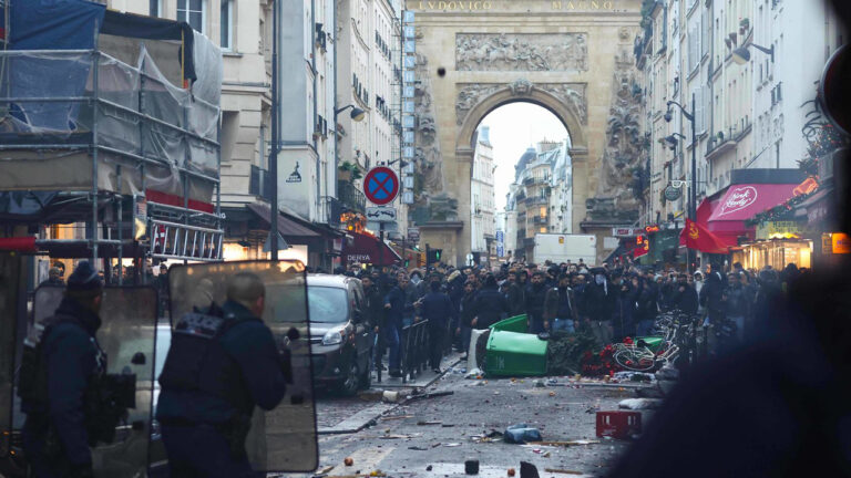 Saturday unrest in Kurdish protests may have started after acts of provocation, says Paris police chief