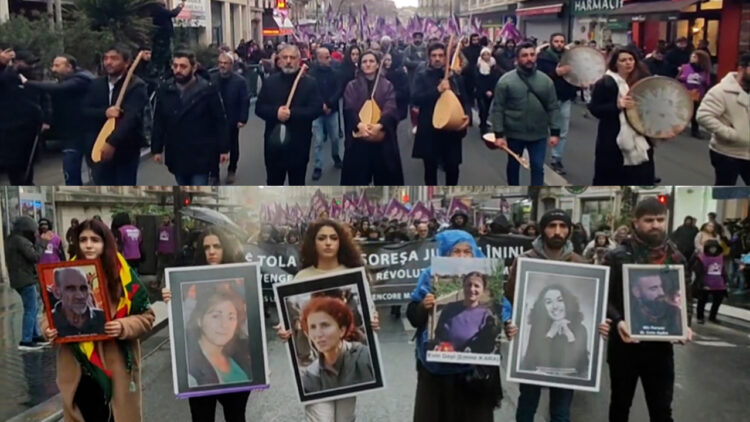 Thousands march in Paris to protest Friday’s deadly attack on Kurds