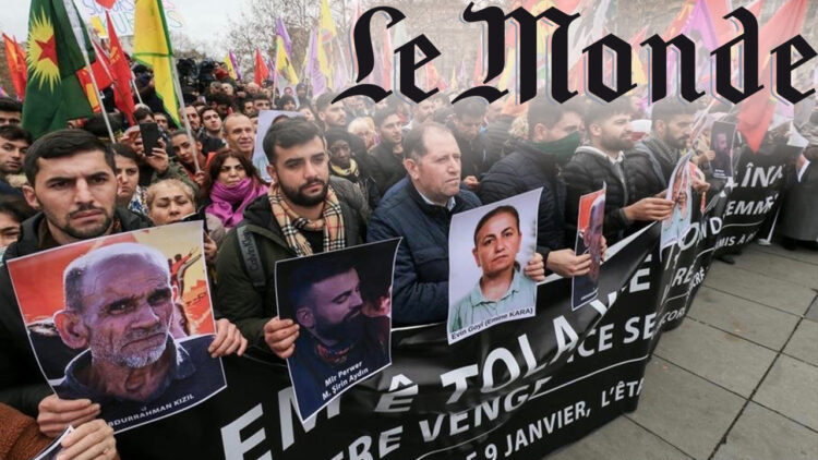 Le Monde covers Kurdish victims of Paris attack