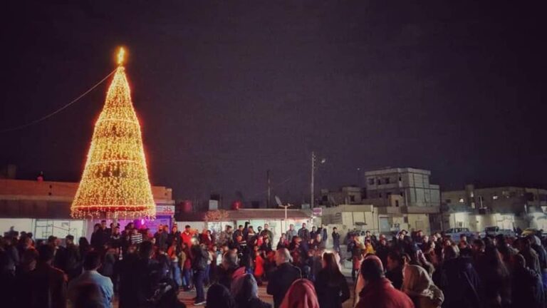Kurdish-controlled Syrian areas celebrate Christmas wishing for peace and plurality